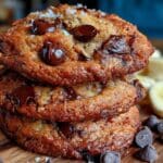 banana bread chocolate chip cookies - featured image