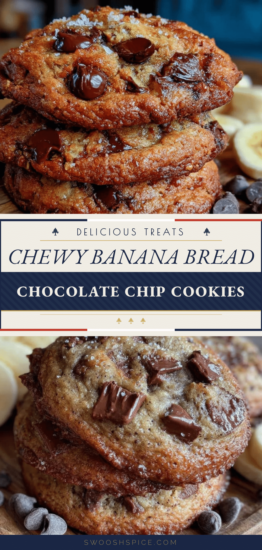 banana bread chocolate chip cookies recipe