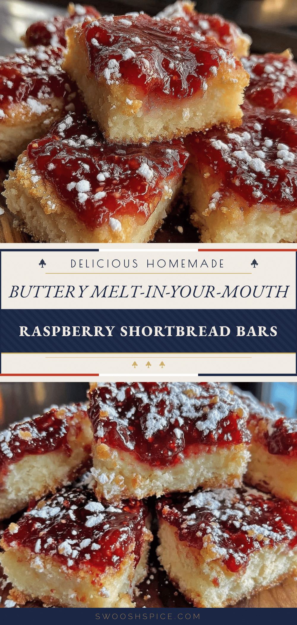 buttery raspberry shortbread bars recipe