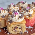 cookie dough sushi - featured image