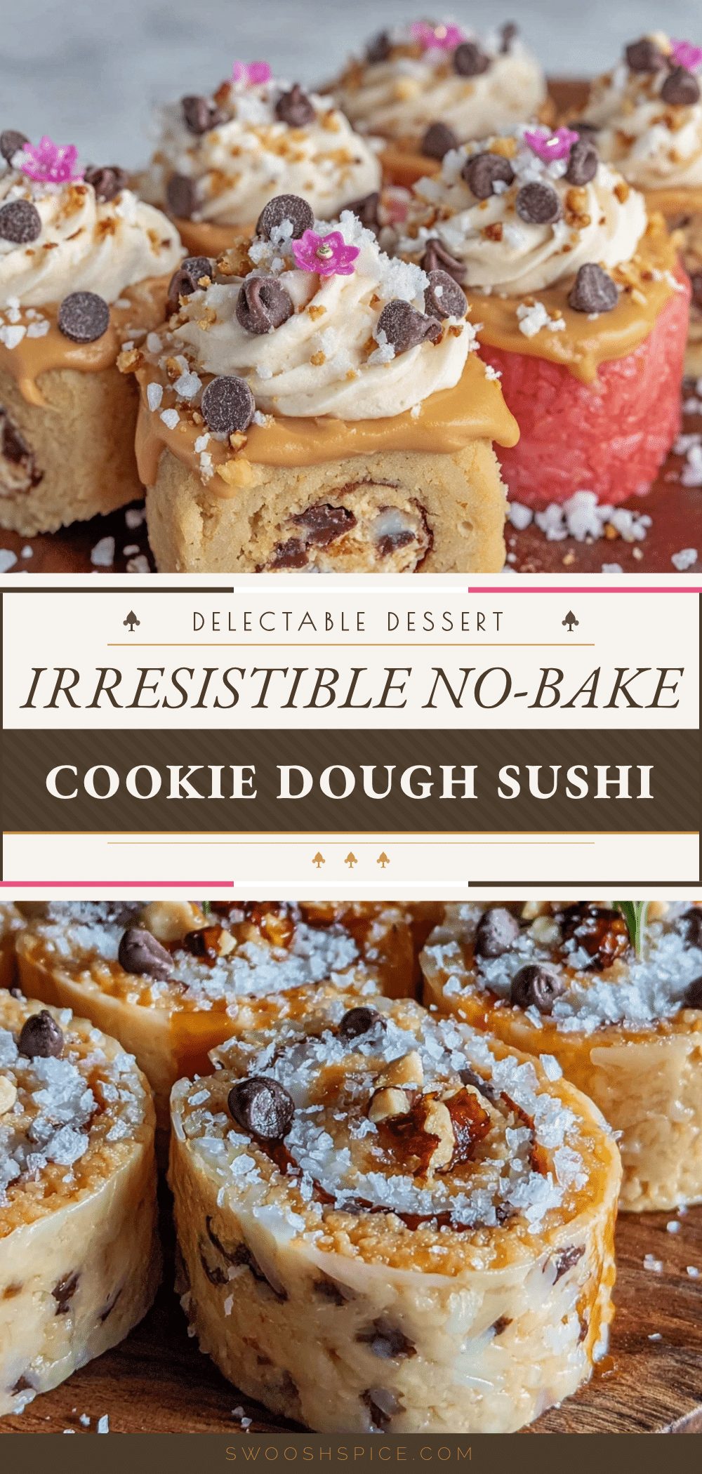 cookie dough sushi recipe