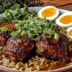 creamy marry me chicken ramen bowl - featured image