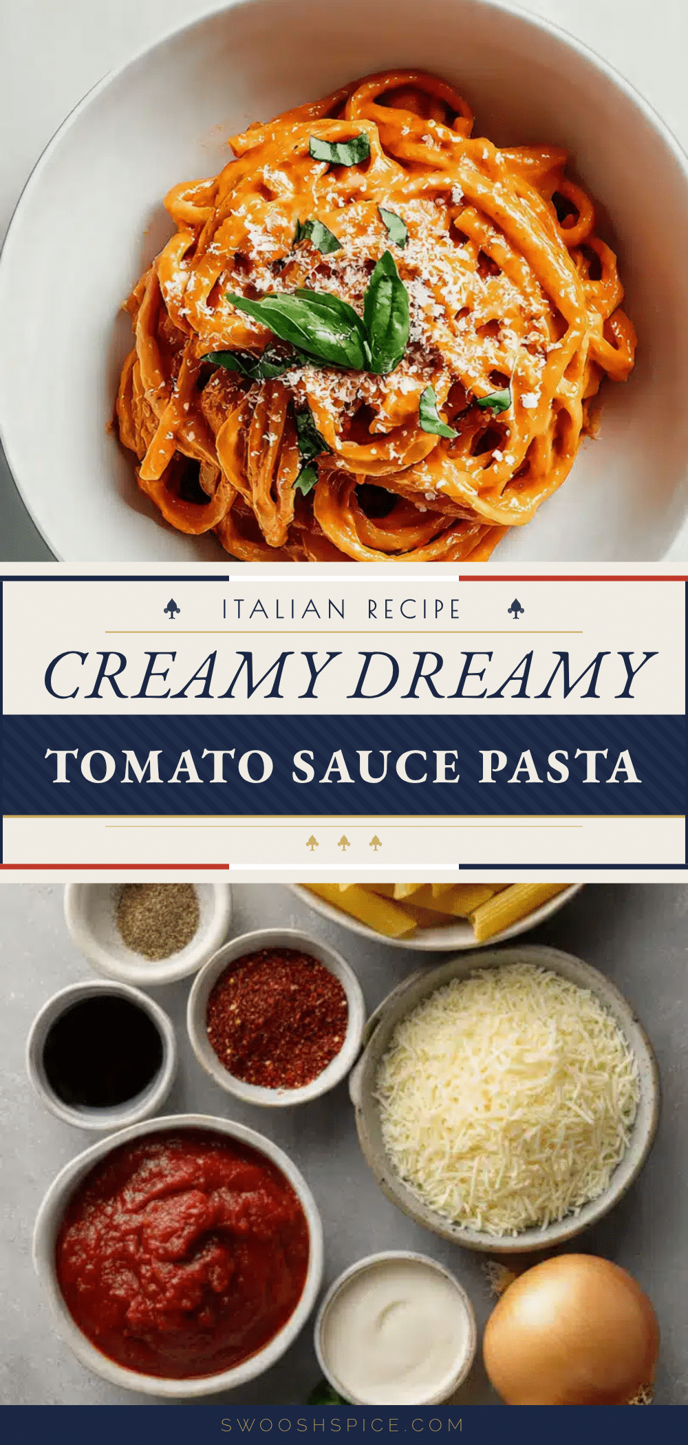 creamy tomato sauce pasta recipe