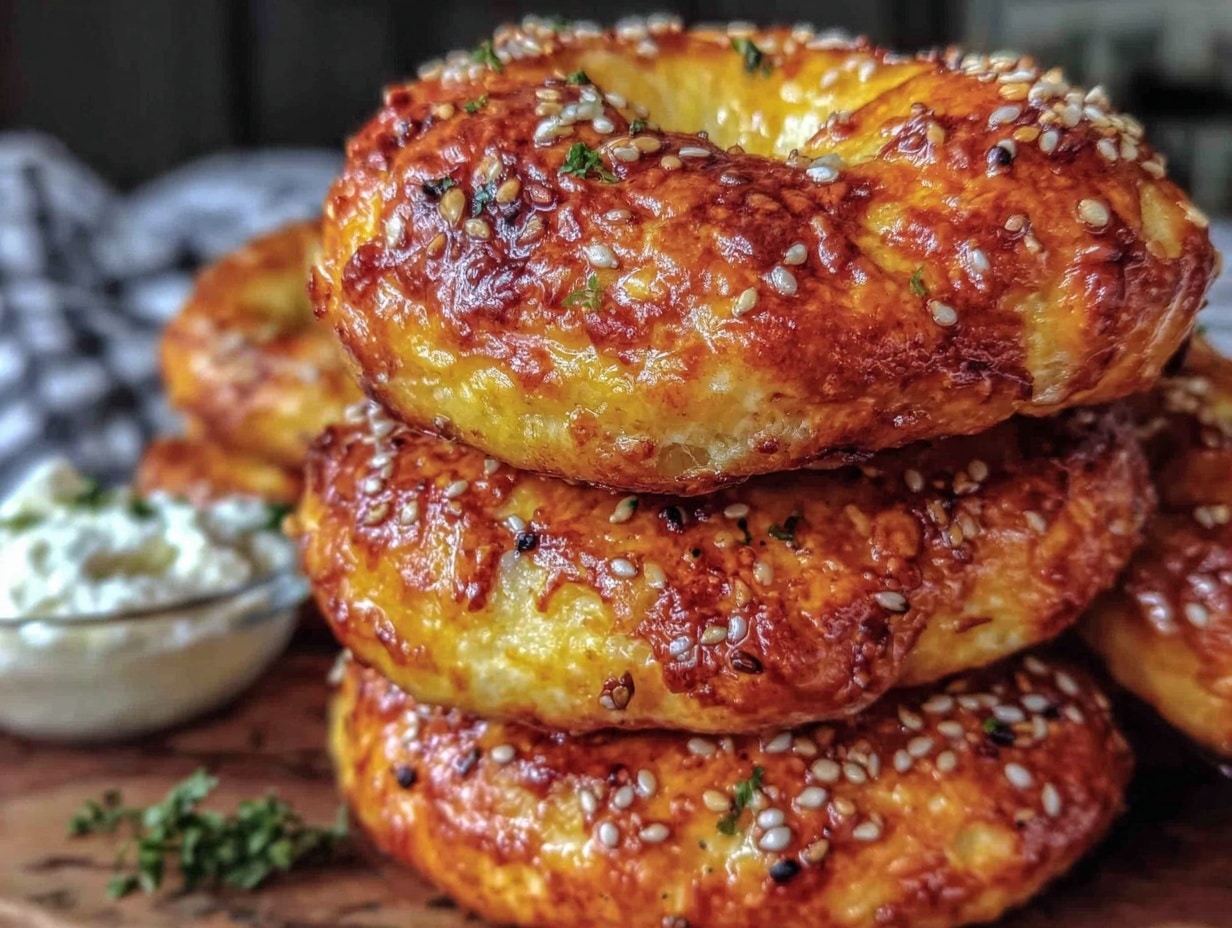 easy chewy homemade bagels preparation steps