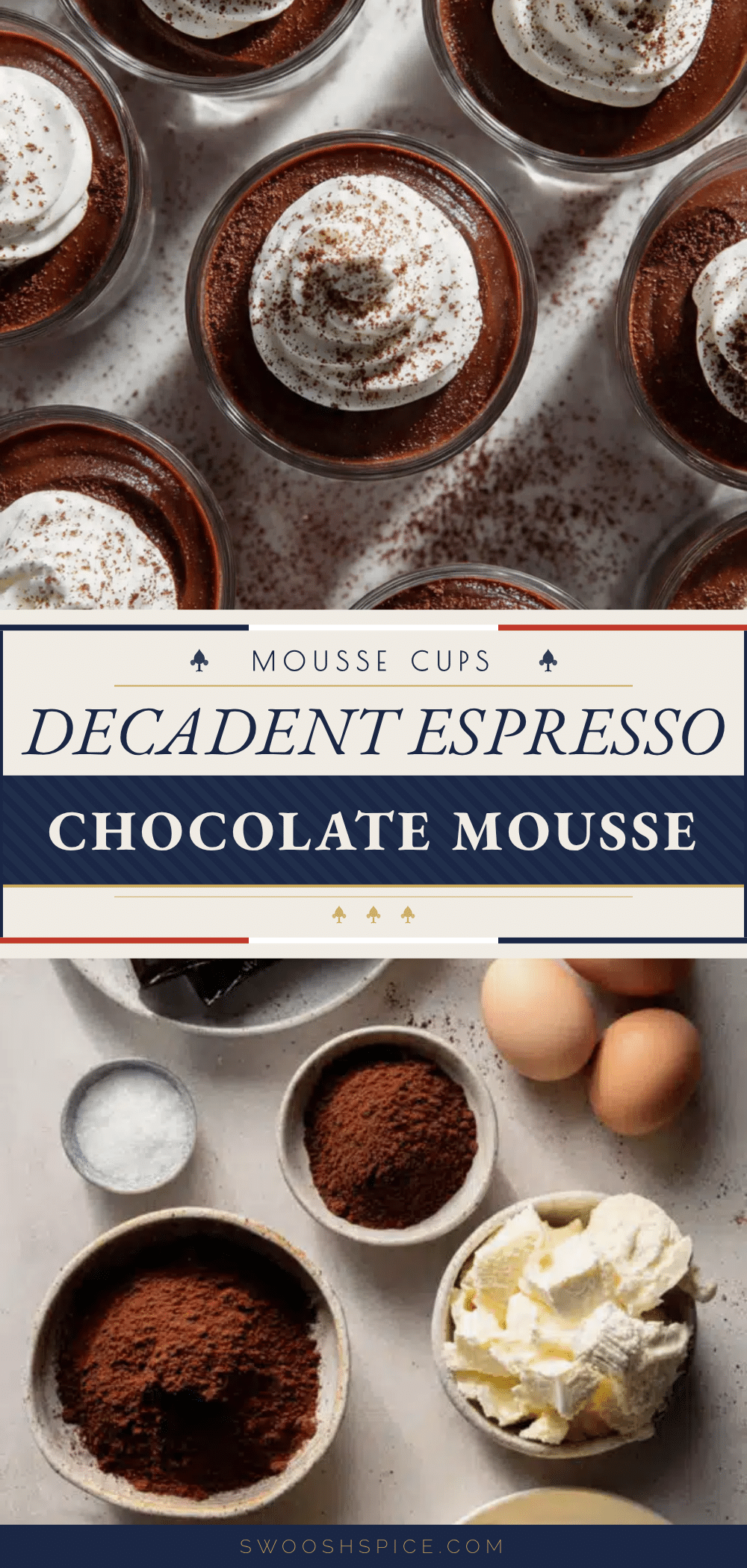 espresso chocolate mousse cups recipe