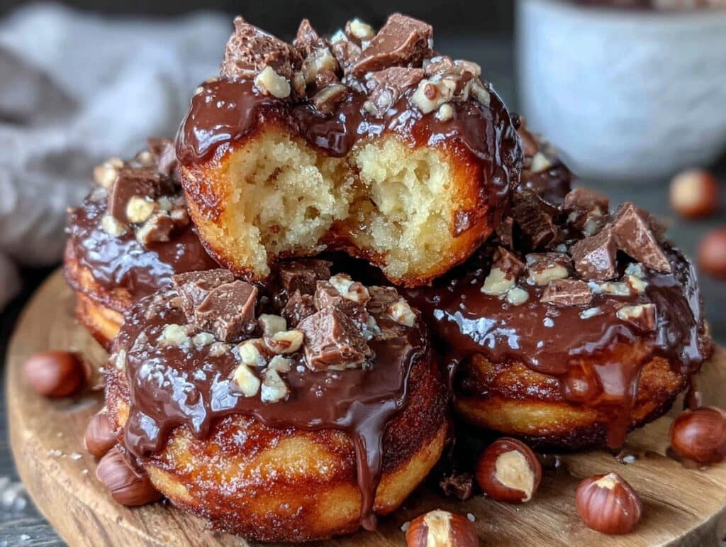 Ferrero Rocher inspired donuts - featured image