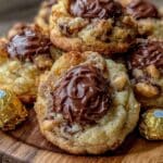 Ferrero Rocher stuffed cookies - featured image