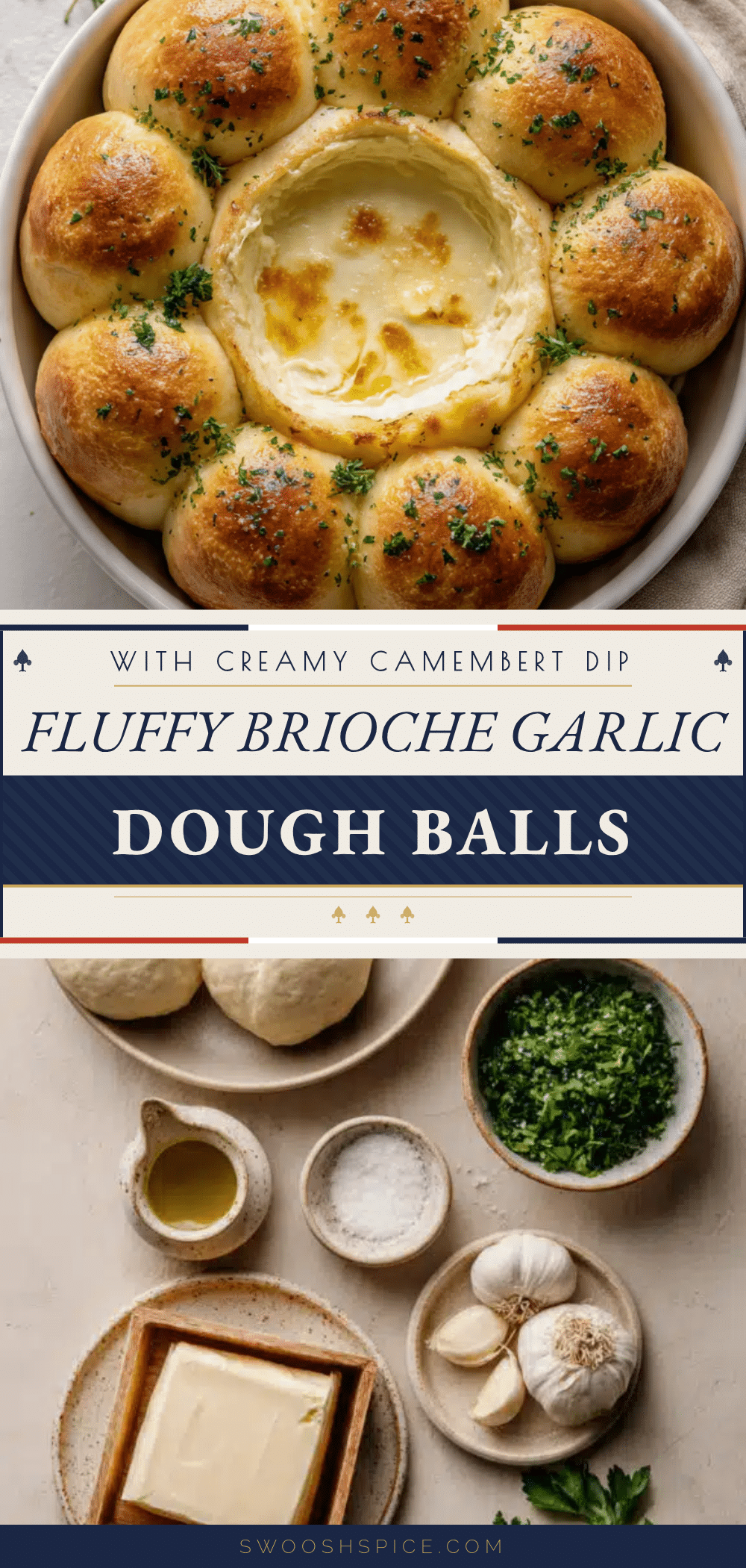 fluffy brioche garlic dough balls recipe