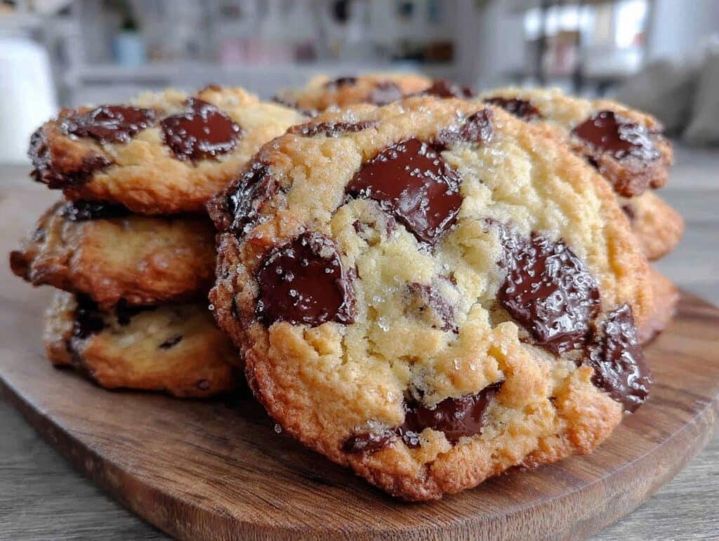 perfectly chewy chocolate chip cookies - featured image