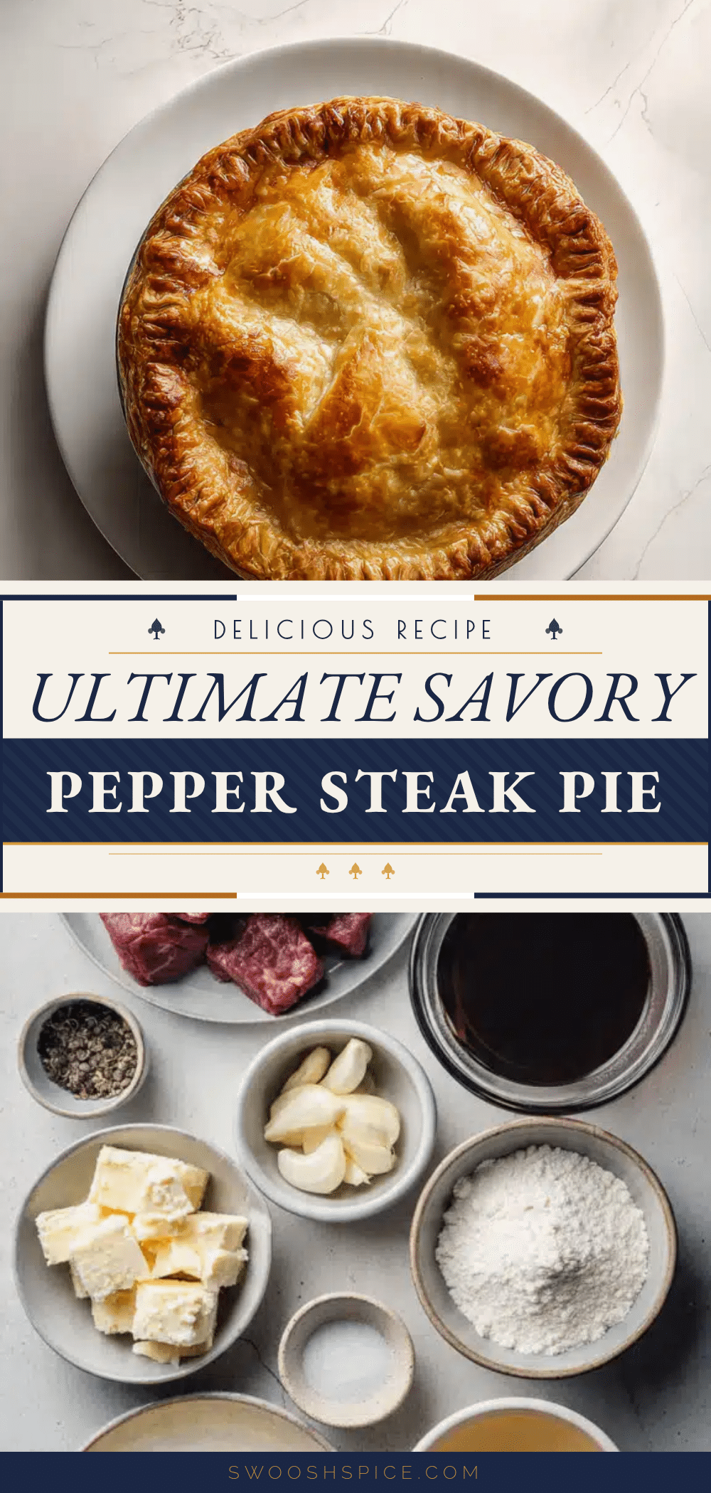 savory pepper steak pie recipe