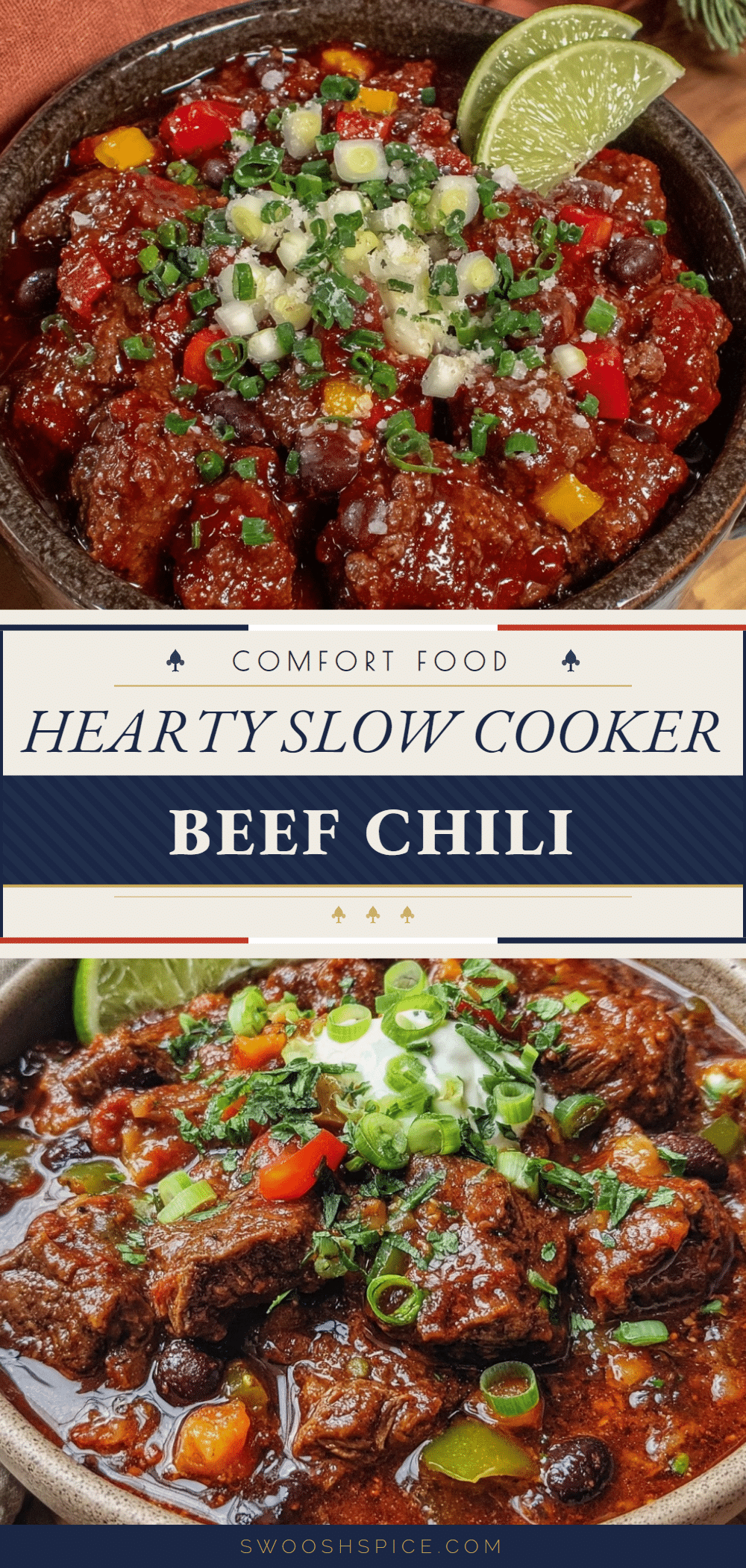 slow cooker beef chili recipe