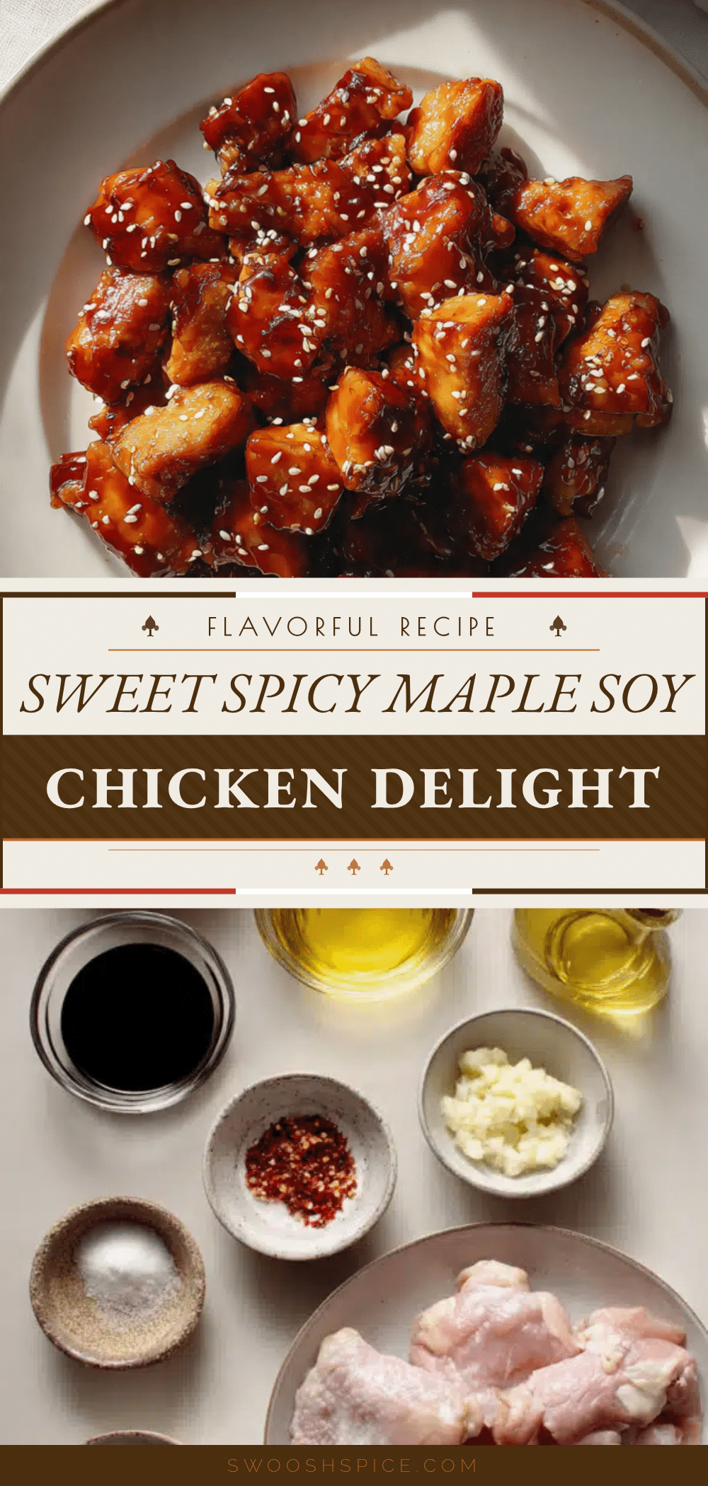 spicy maple soy chicken recipe