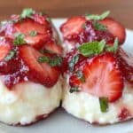 strawberry yogurt bites - featured image