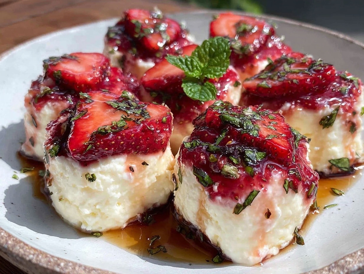 strawberry yogurt bites preparation steps