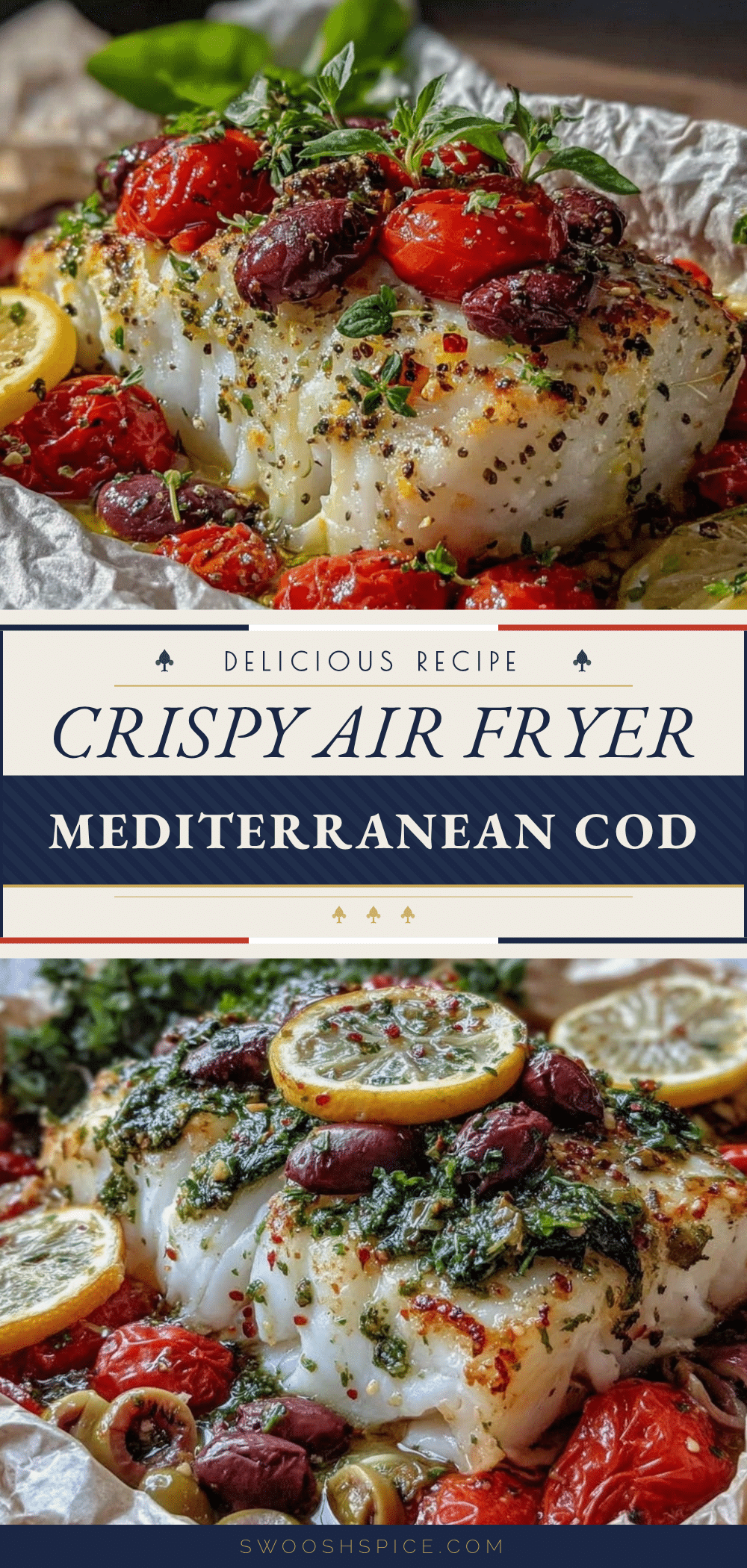 air fryer mediterranean cod recipe