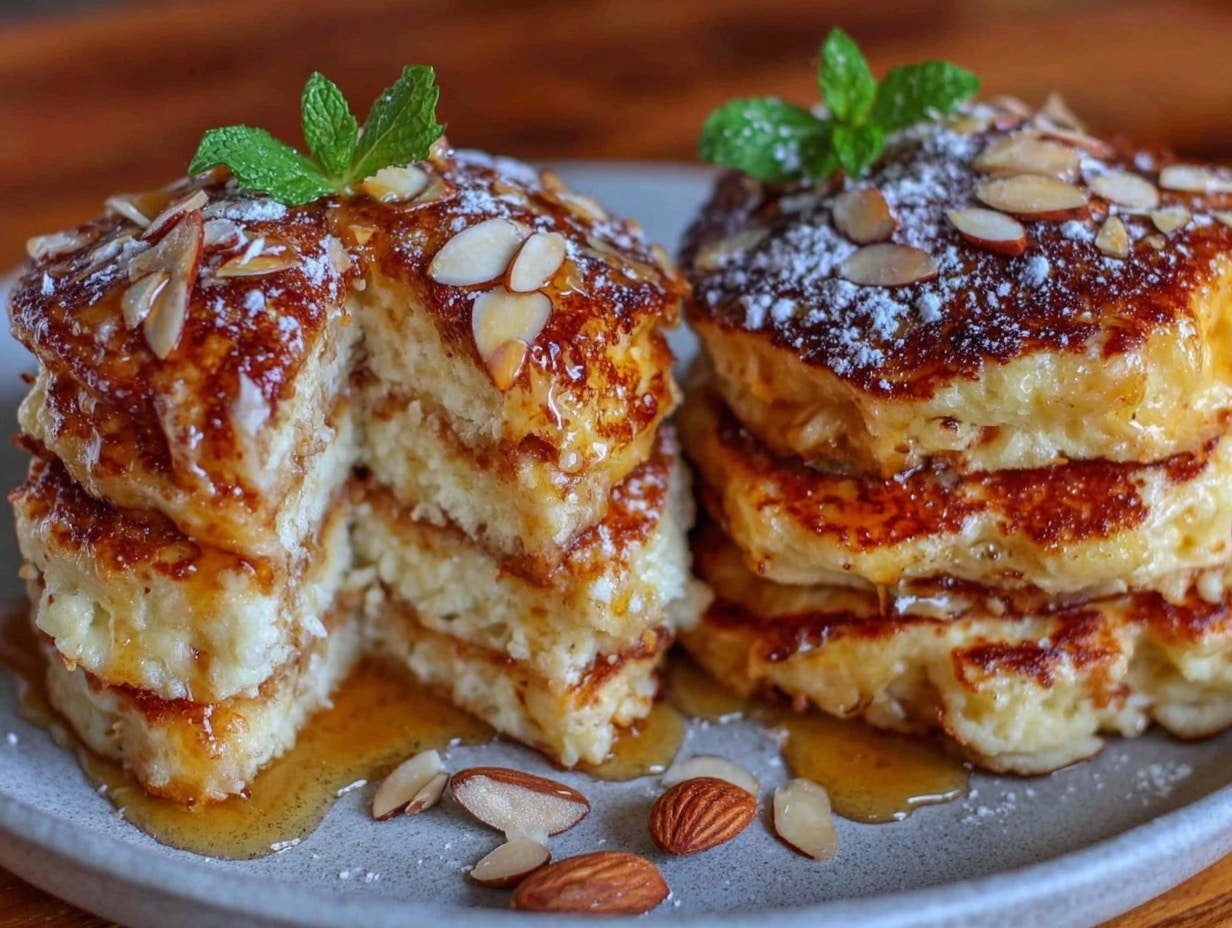 almond croissant protein pancakes preparation steps