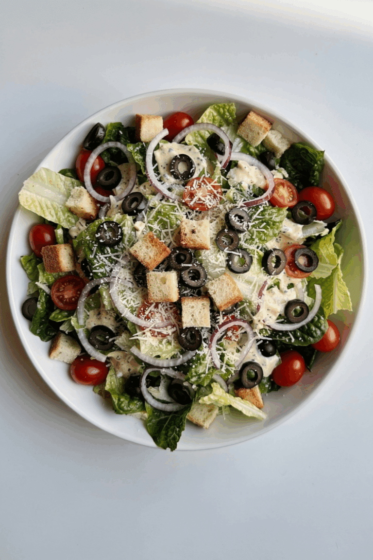 better than olive garden salad recipe - featured image