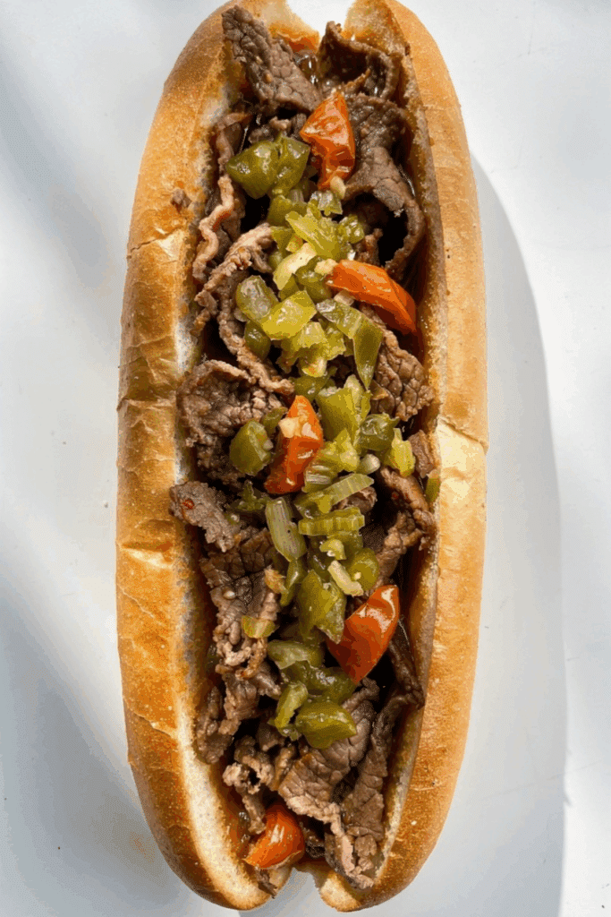 Chicago Style Italian Beef Sandwich - featured image