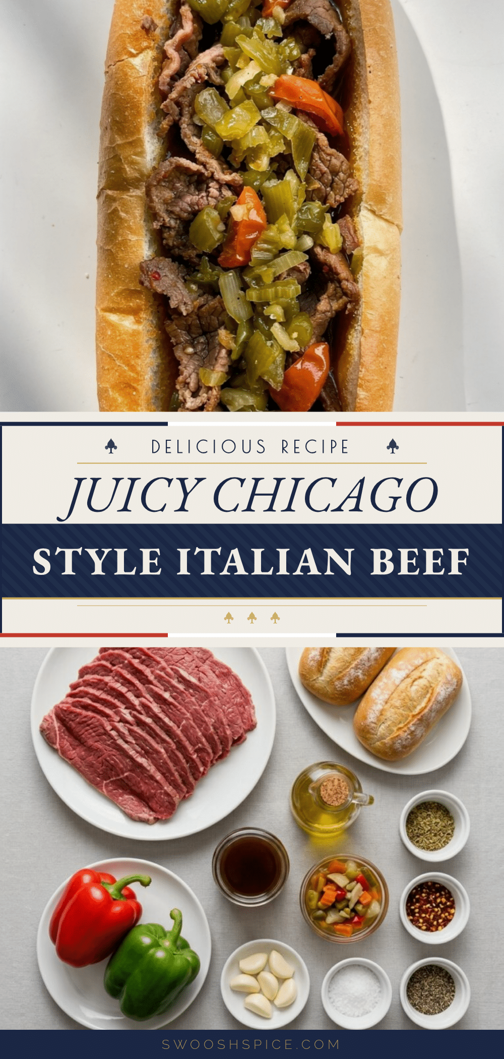 Chicago Style Italian Beef Sandwich recipe