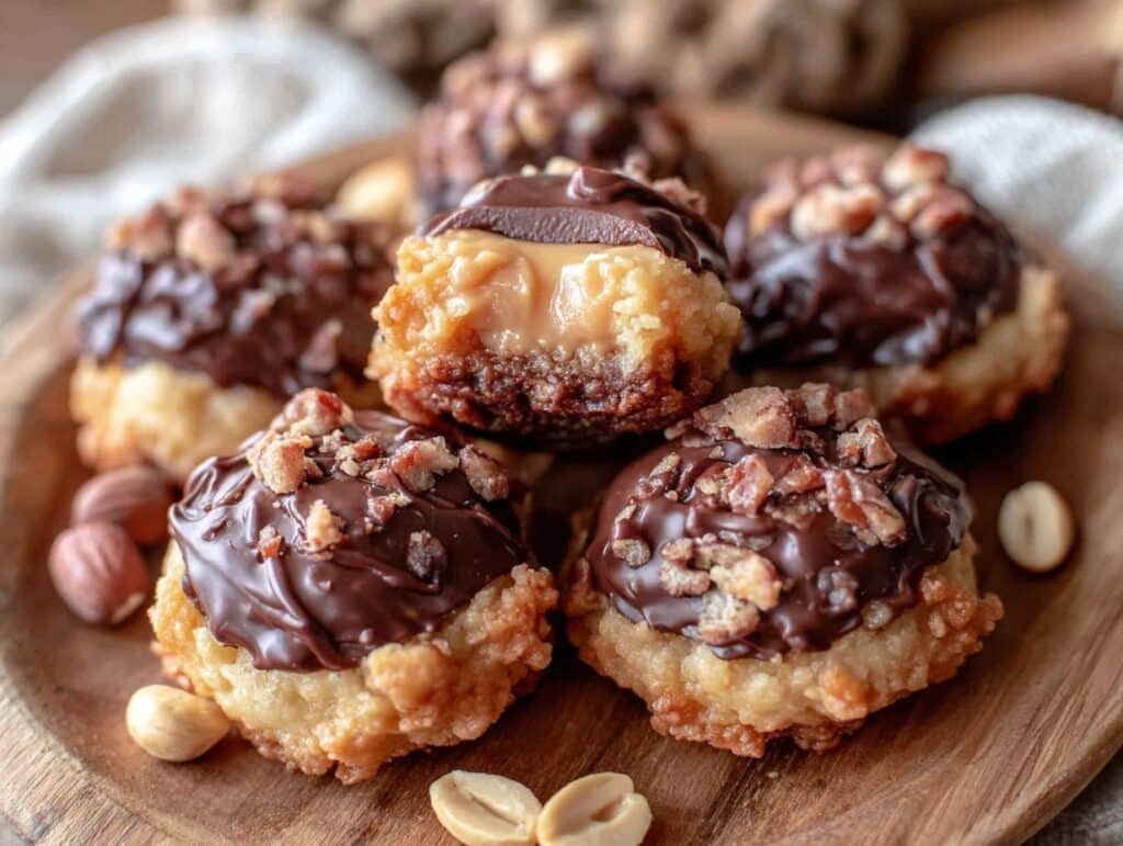 creamy buckeye cookies - featured image