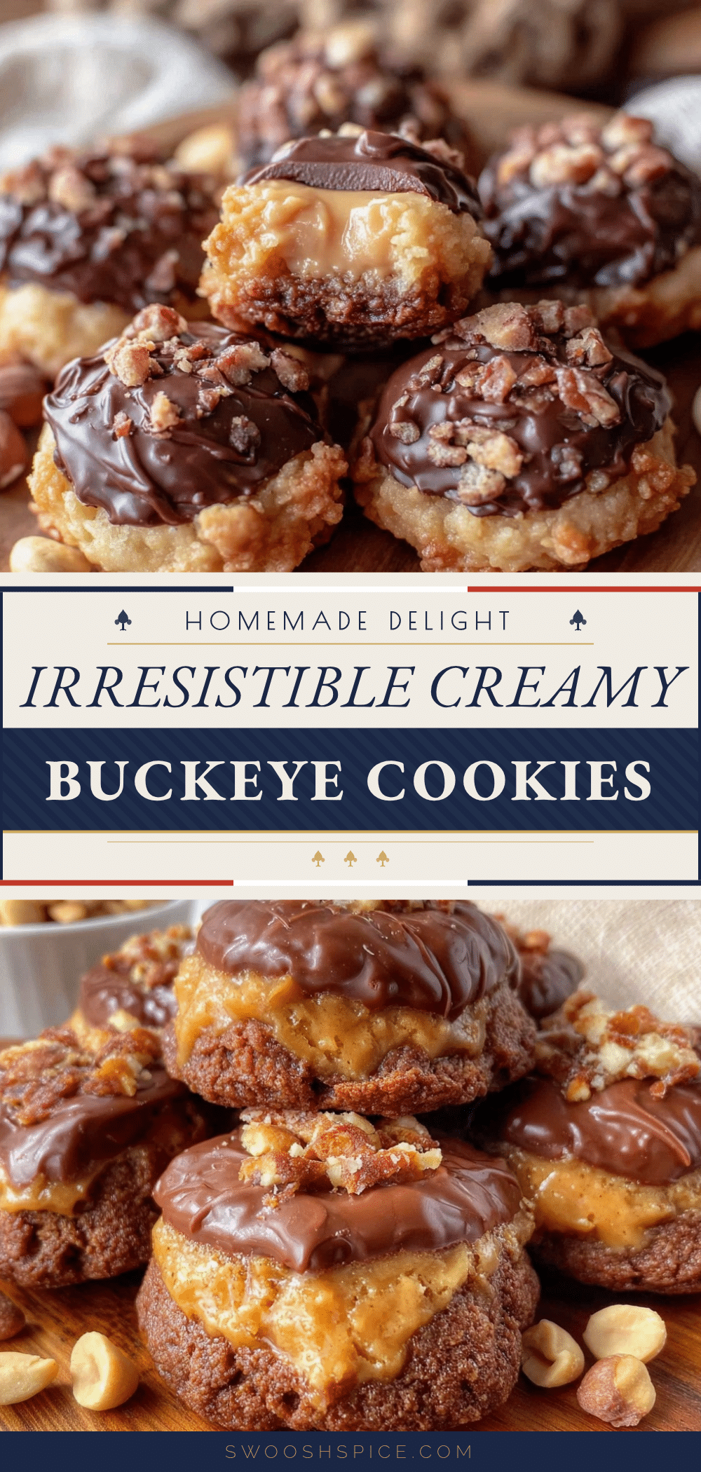creamy buckeye cookies recipe