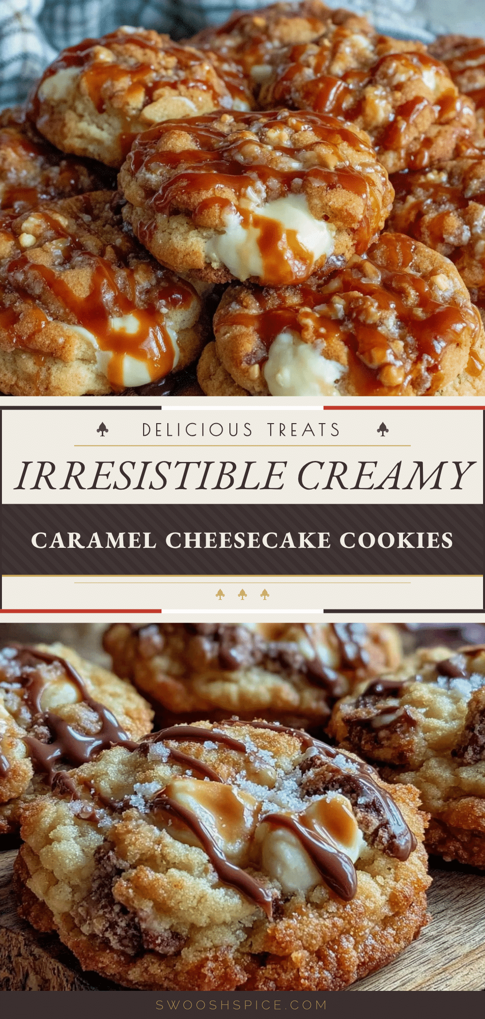 creamy caramel cheesecake cookies recipe