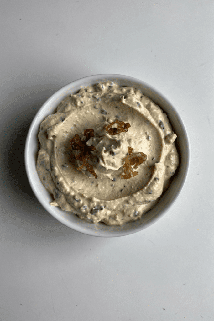 creamy french onion dip - featured image