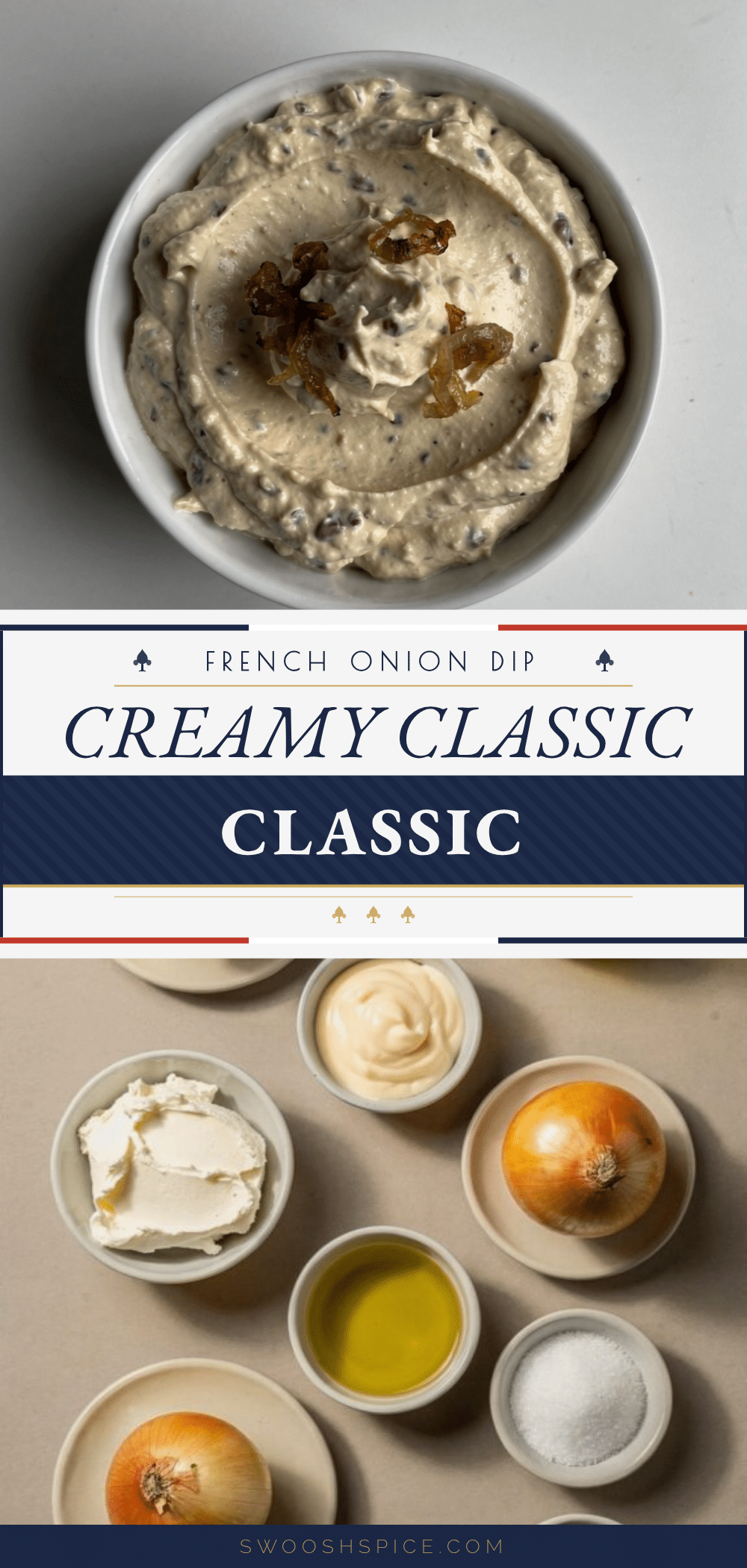creamy french onion dip recipe