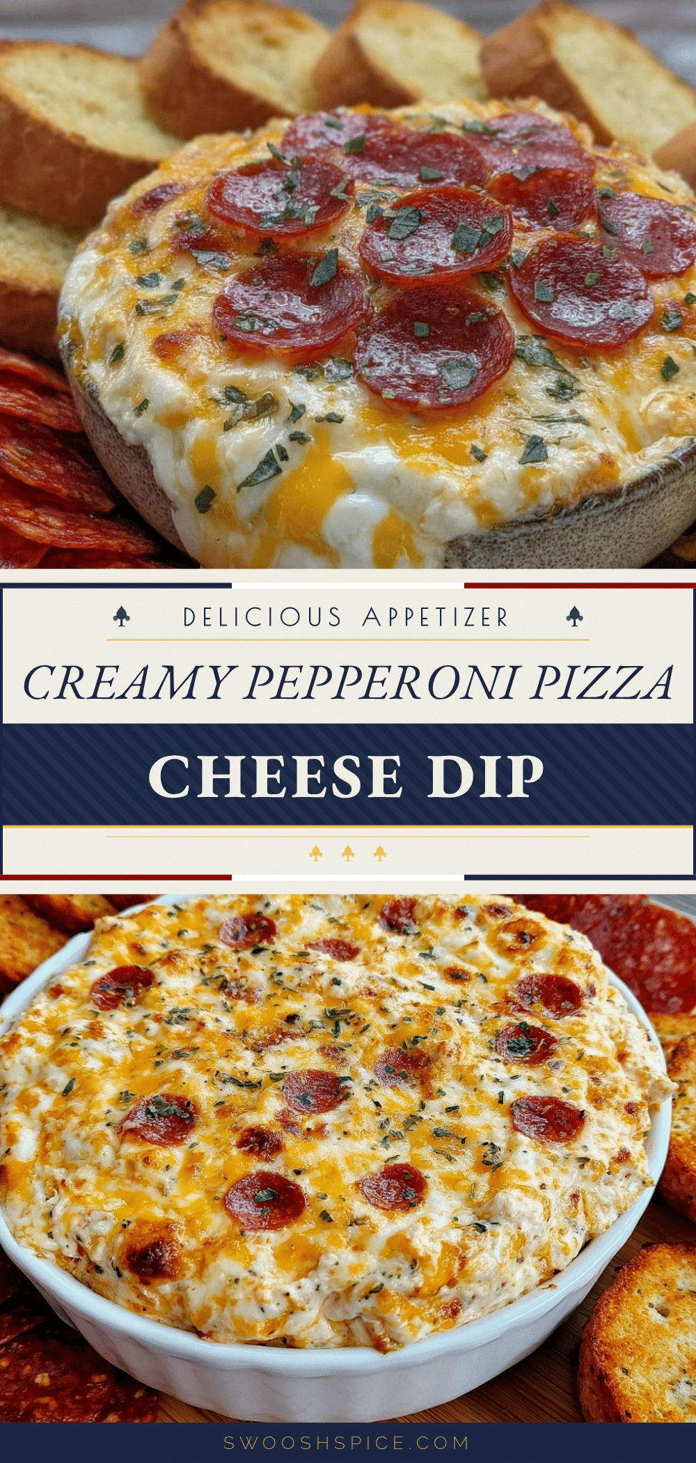 creamy pepperoni pizza cheese dip recipe