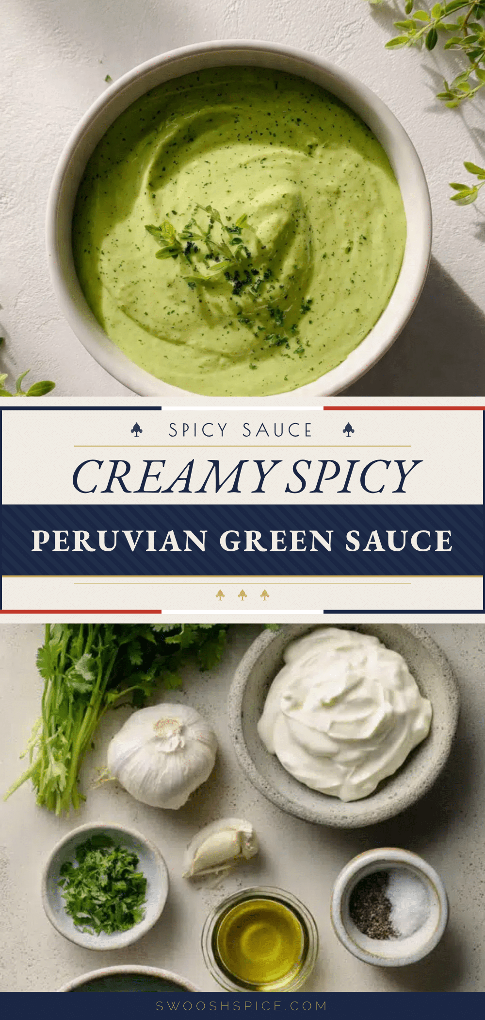 creamy peruvian green sauce aji verde recipe