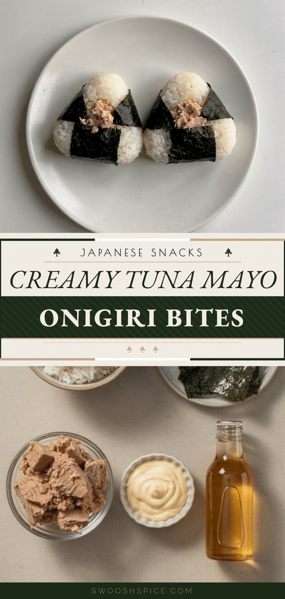 creamy tuna mayo onigiri bites recipe