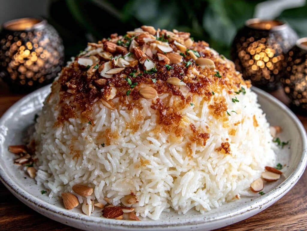 fluffy lebanese rice - featured image