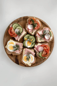 Fresh Open Faced Polish Sandwiches Kanapki - featured image