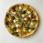 fresh spring vegetable frittata - featured image