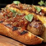 grilled sausage grinders - featured image