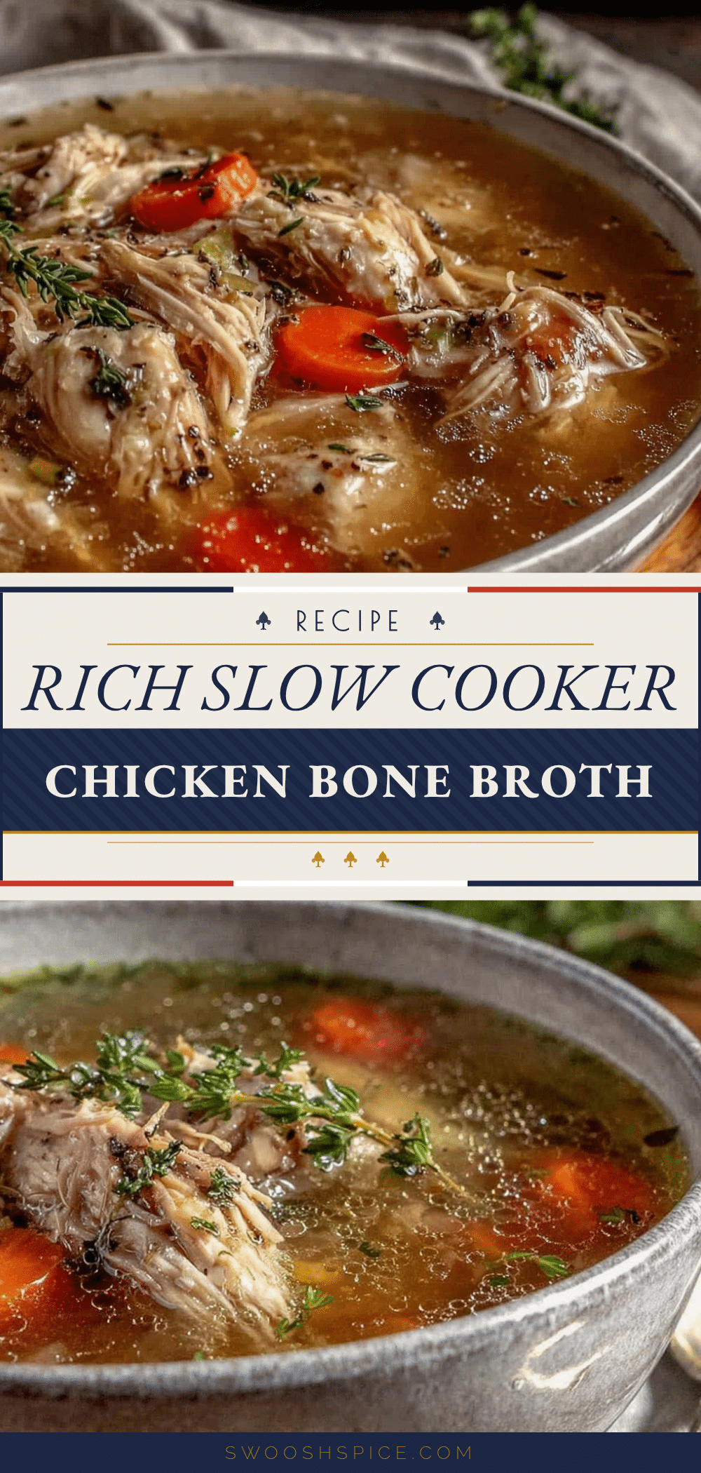 homemade chicken bone broth slow cooker recipe recipe