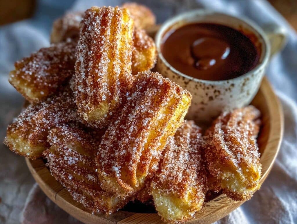homemade churros recipe - featured image