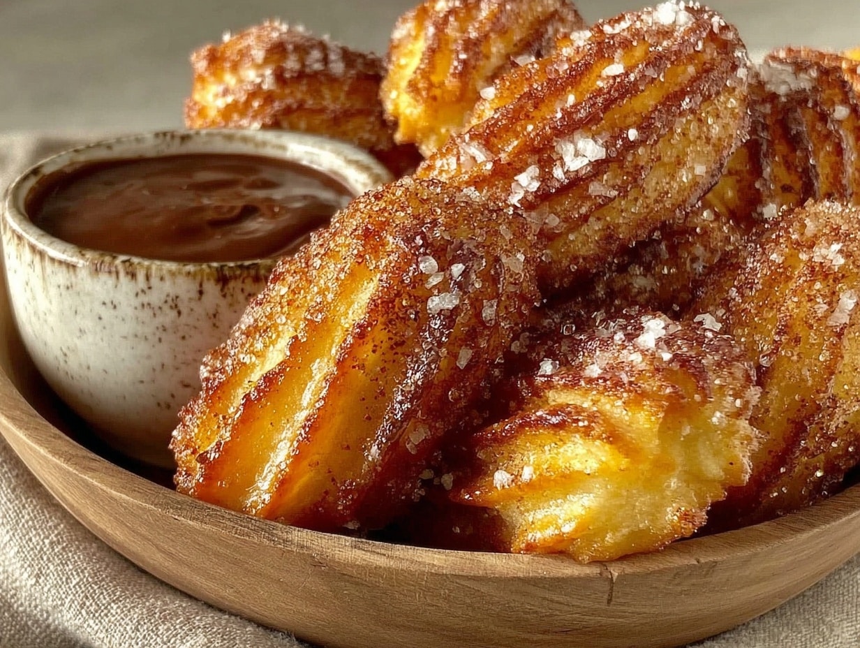 homemade churros recipe preparation steps