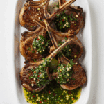 lamb chops with chimichurri sauce - featured image
