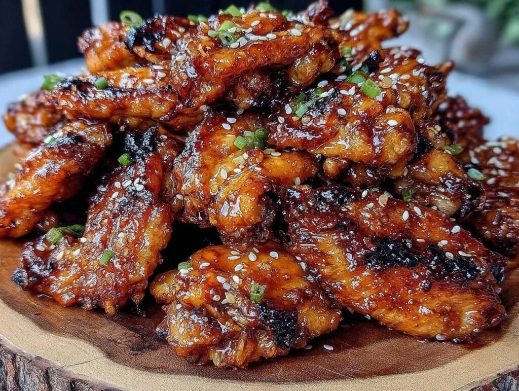 miso honey chicken wings - featured image