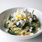 one-pan lemon orzo - featured image