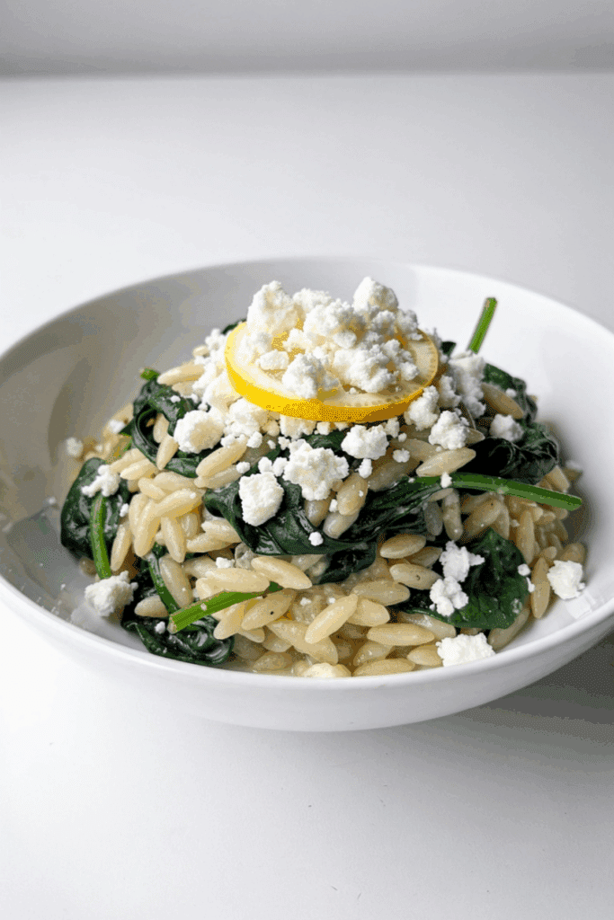 one-pan lemon orzo - featured image