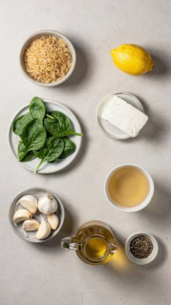 one-pan lemon orzo preparation steps