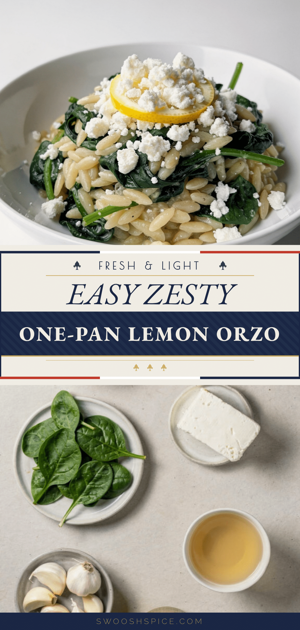 one-pan lemon orzo recipe