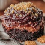 Petit Beurre Brownie Chocolate Mousse Dessert - featured image