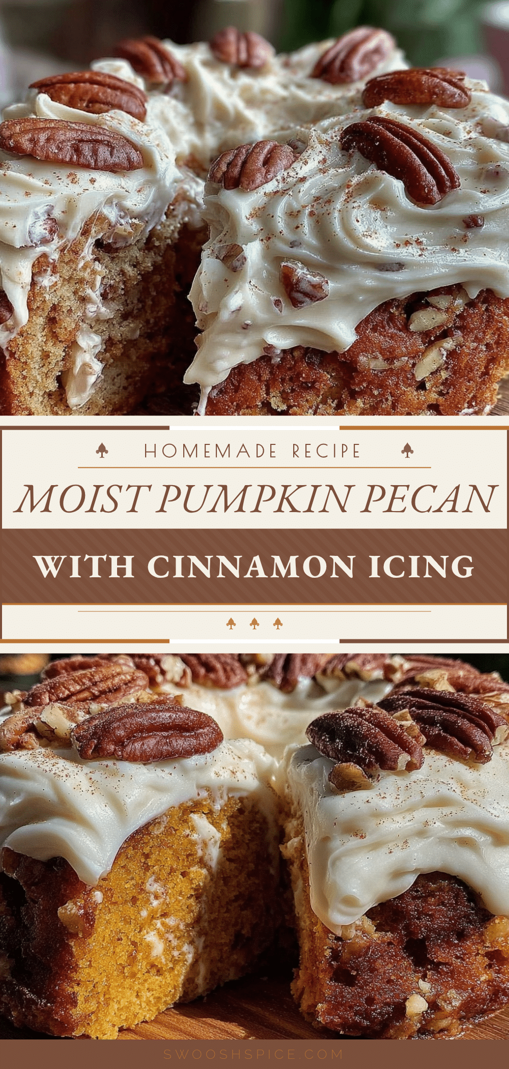 pumpkin pecan cake recipe