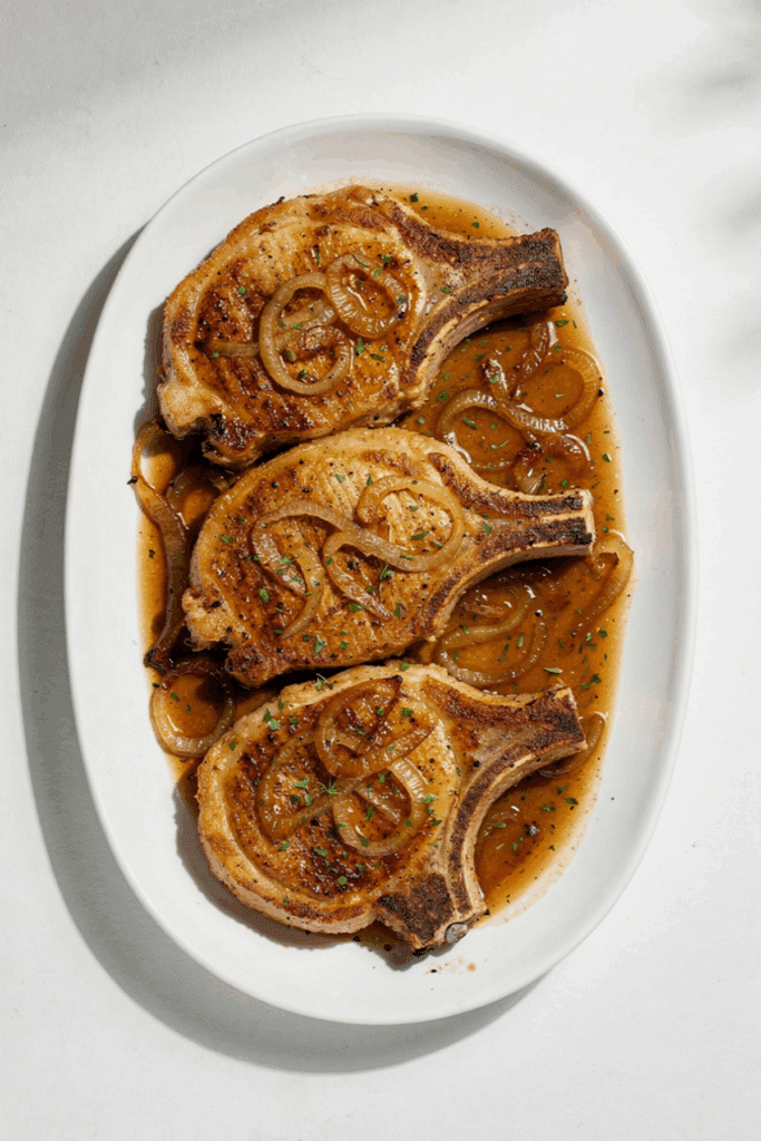 savory turkey chops - featured image