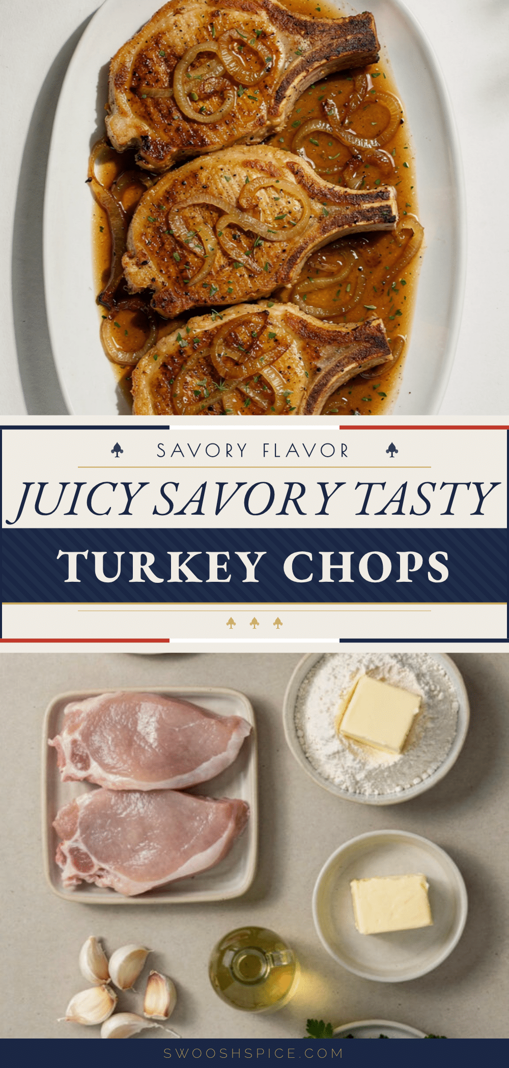 savory turkey chops recipe