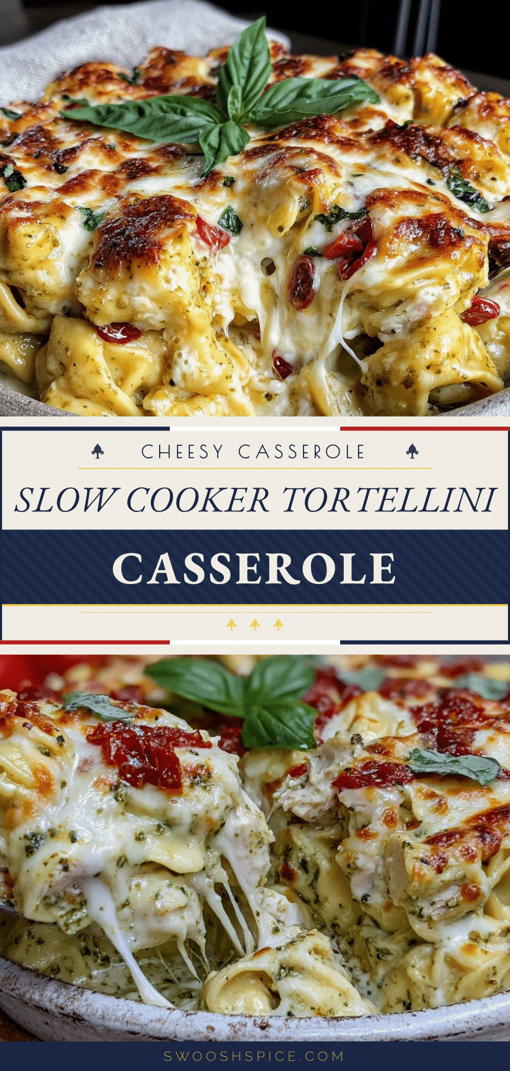 slow cooker tortellini casserole recipe