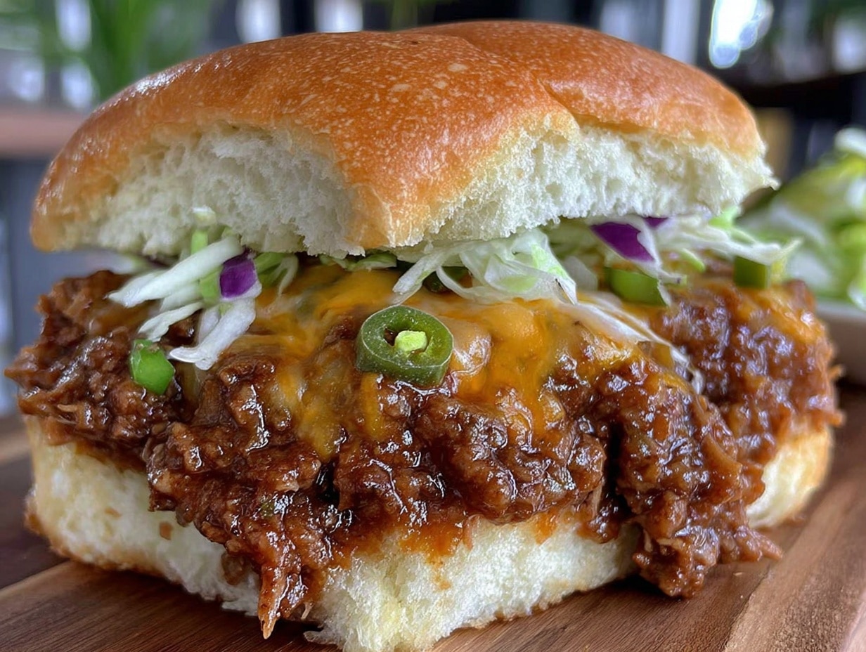 smash burger sloppy joes sandwich preparation steps